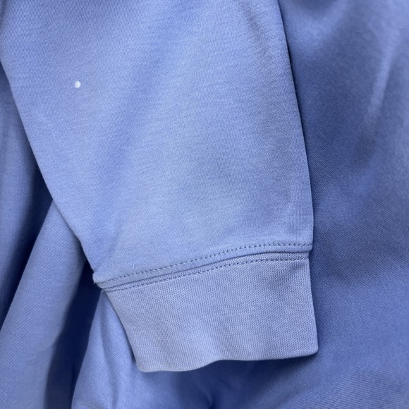 L.L. Bean Women's Mock Turtleneck Purple 100% Cotton Size Med Preppy Old Money - Picture 8 of 9